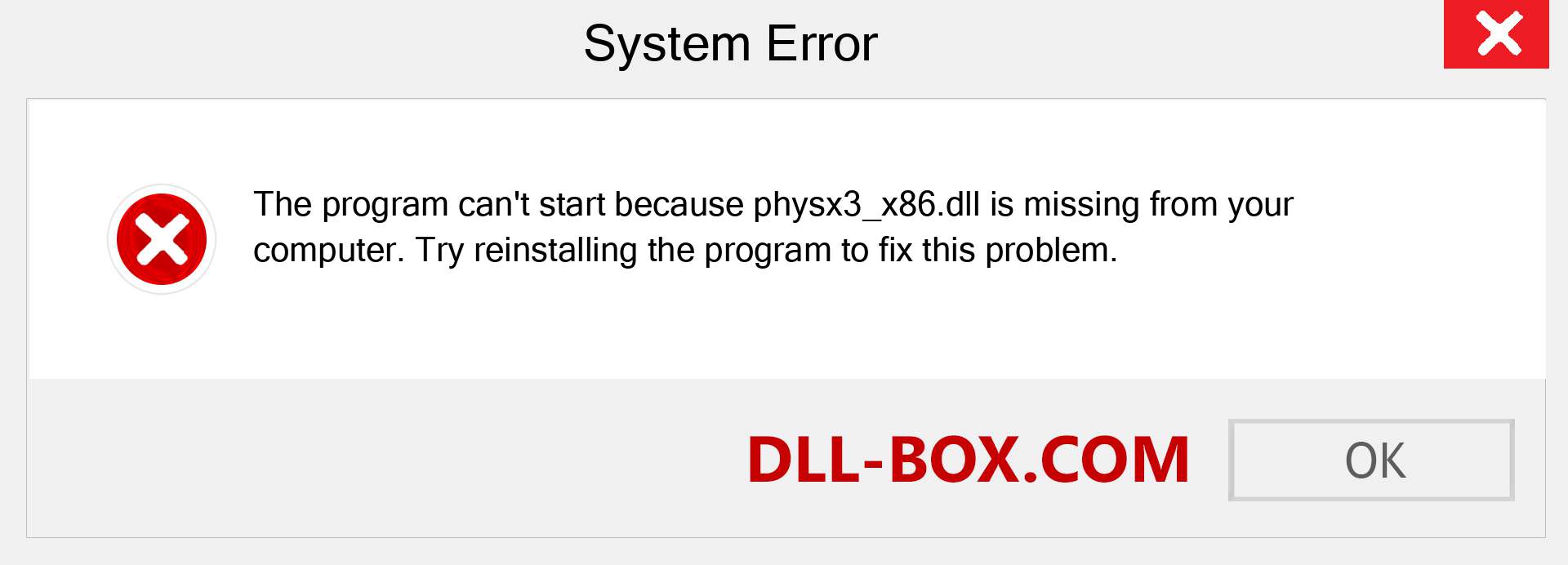  physx3_x86.dll file is missing?. Download for Windows 7, 8, 10 - Fix  physx3_x86 dll Missing Error on Windows, photos, images